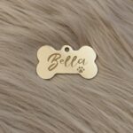 Knochen-Anhänger aus Edelstahl mit Gravur