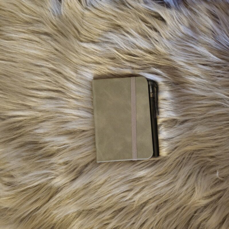 Notizbuch rosa mit Gravur