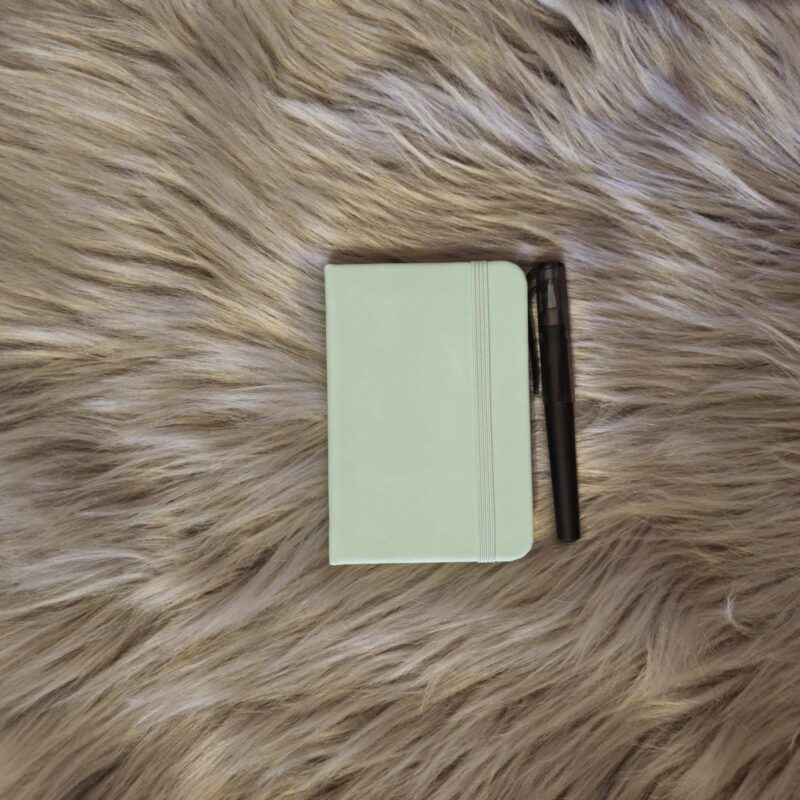 Notizbuch türkis mit Gravur