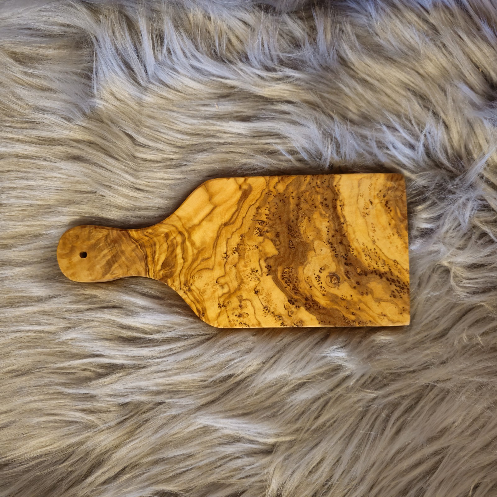 Kräuterbrett Olivenholz mit Gravur