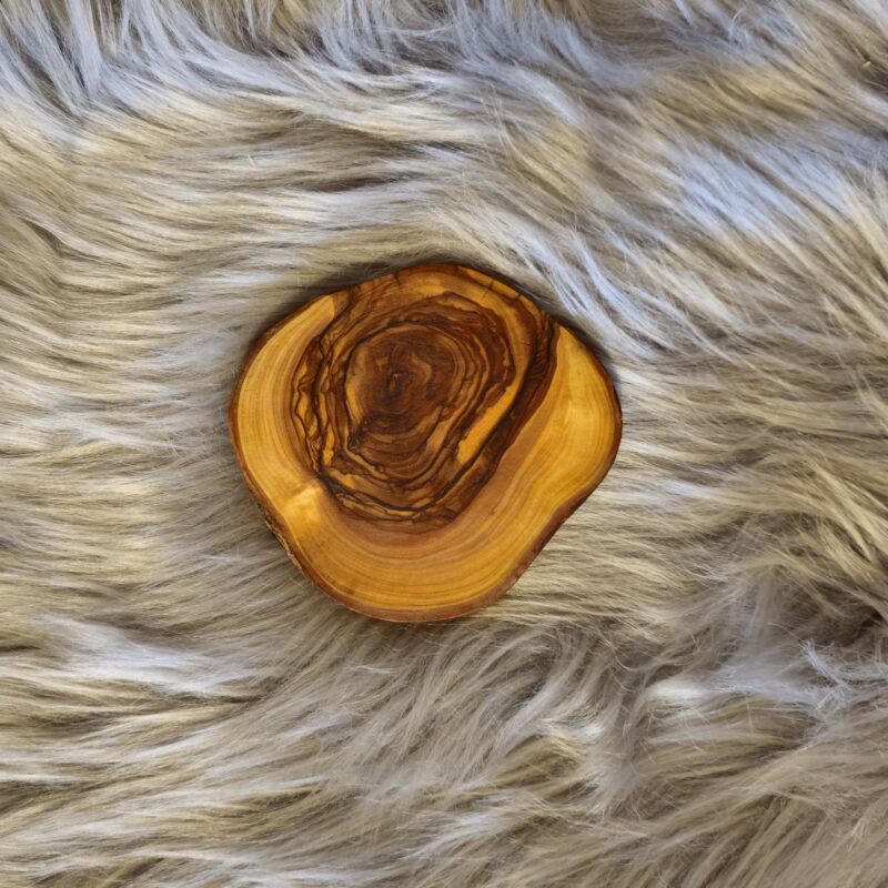 Olivenholz Untersetzer klein