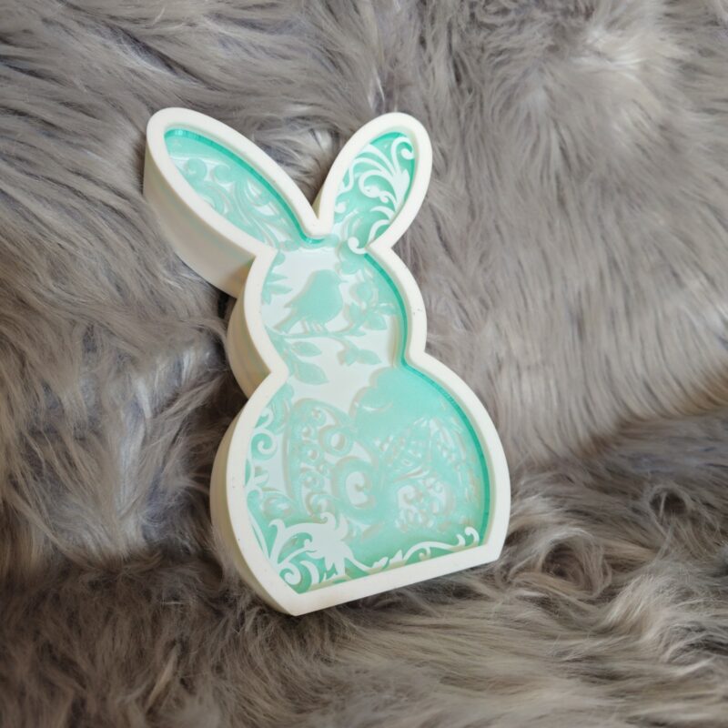 Osterhase Lightbox 3D-gedruckt