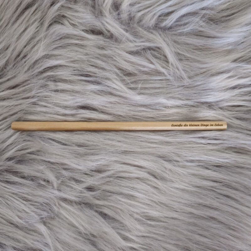 Bleistift mit Gravur